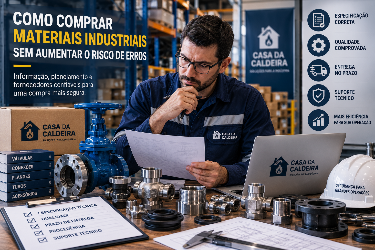 como comprar materiais industriais