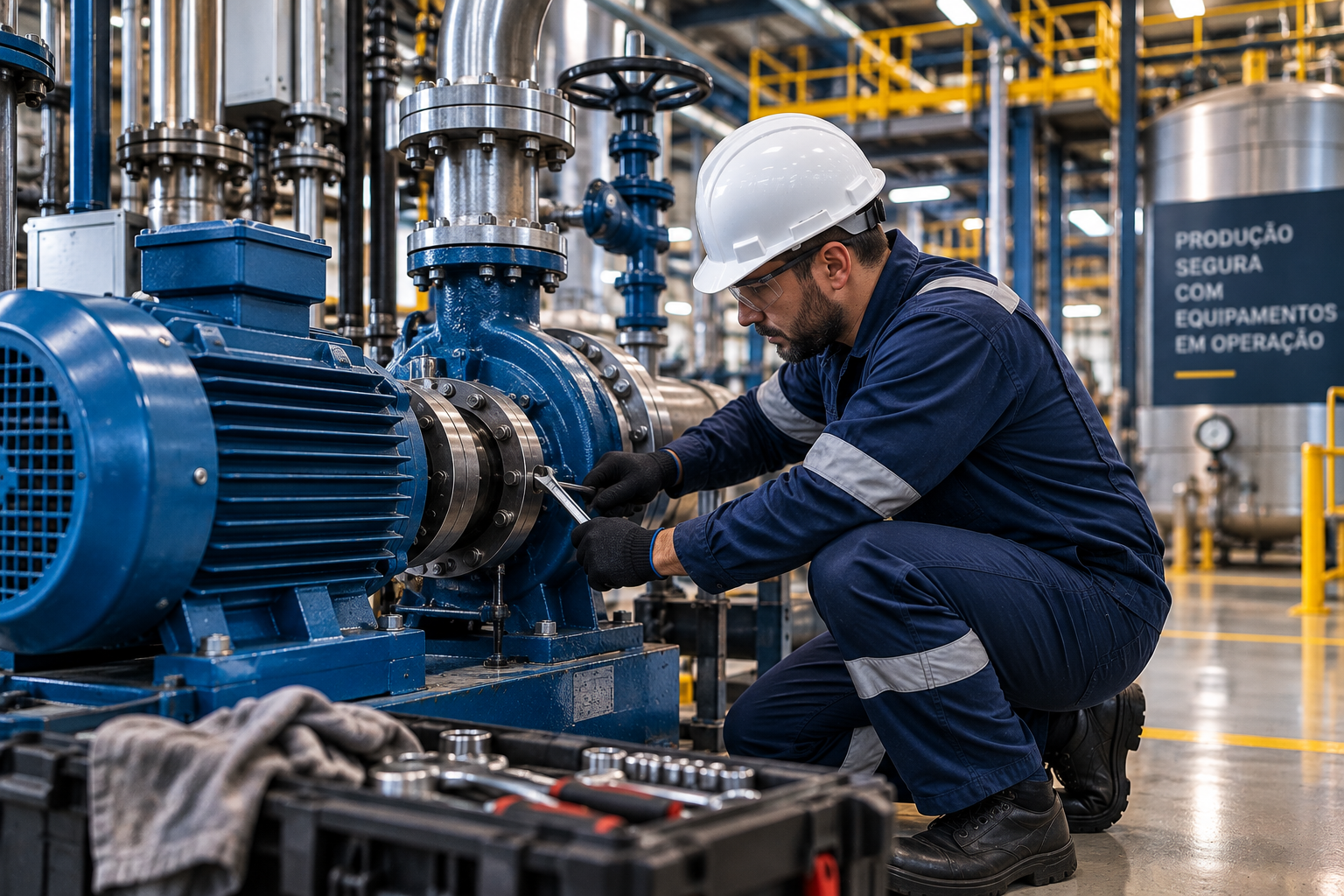 Manutenção de equipamentos industriais